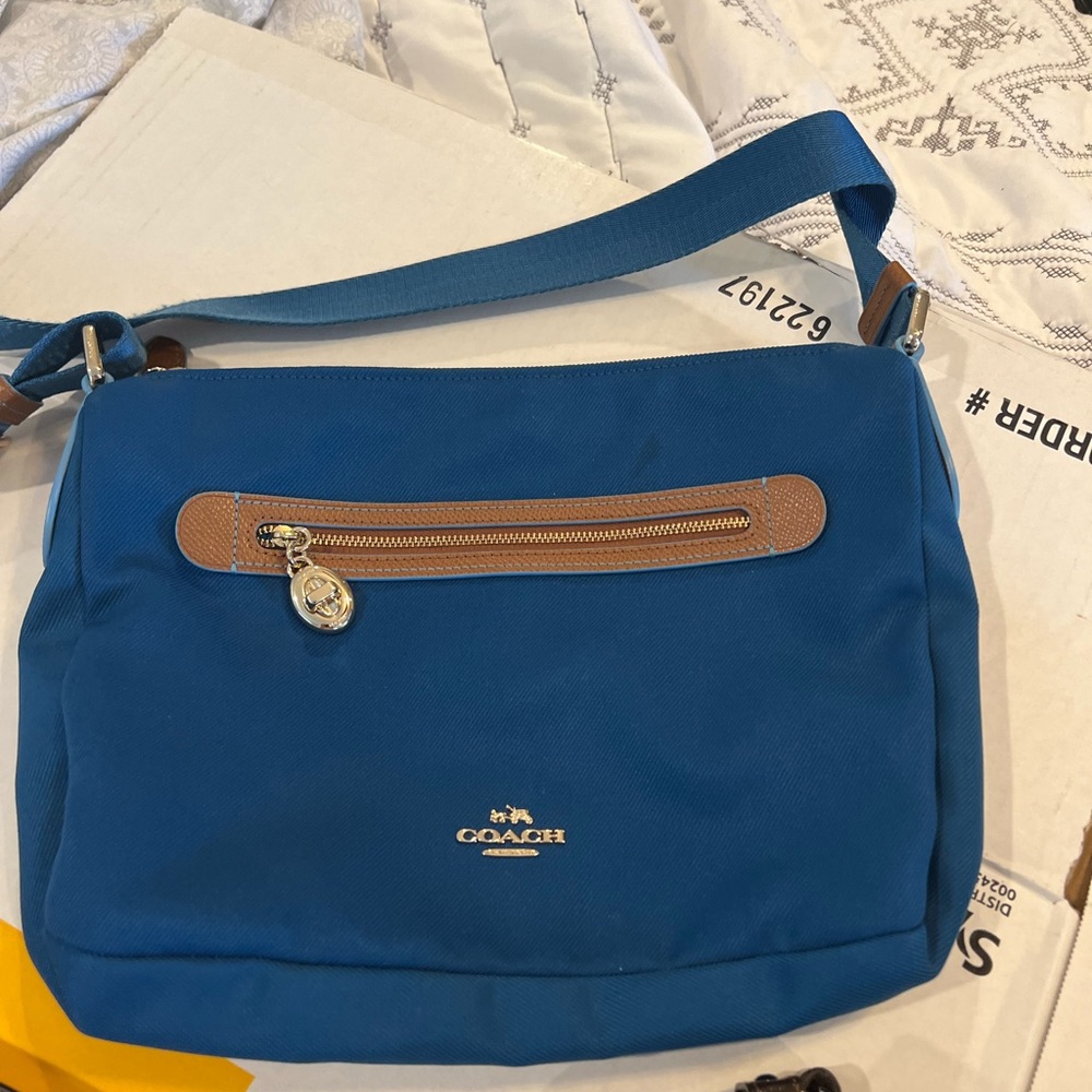 Coach purse.  Cross body.